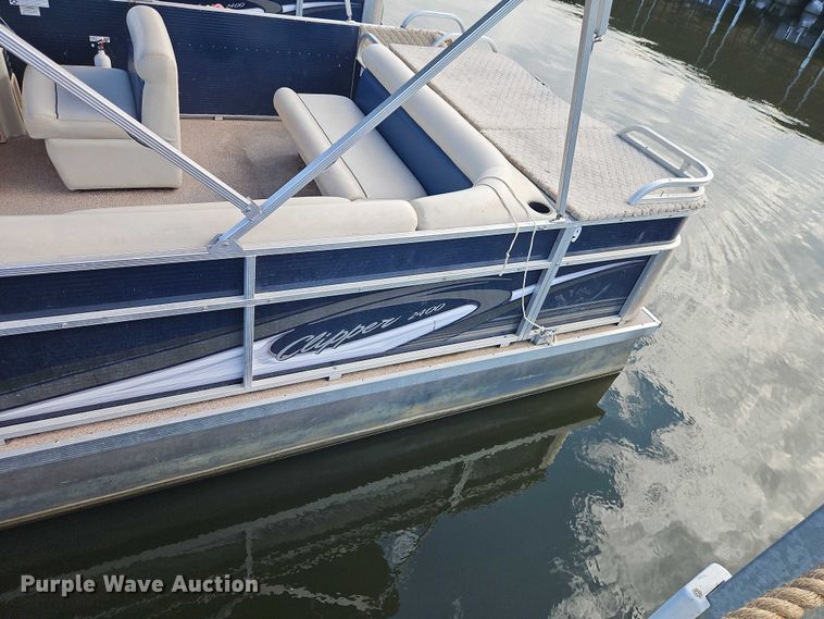 image for item EB8384 2018 Playcraft Clipper 2400 pontoon boat