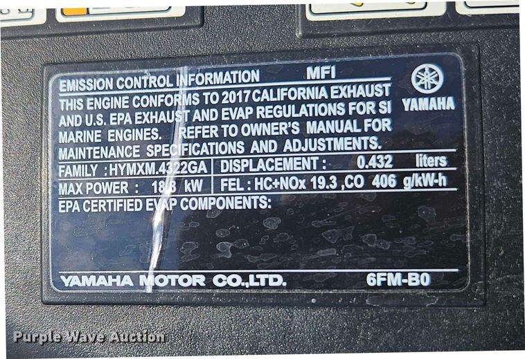 image for item EB8384 2018 Playcraft Clipper 2400 pontoon boat