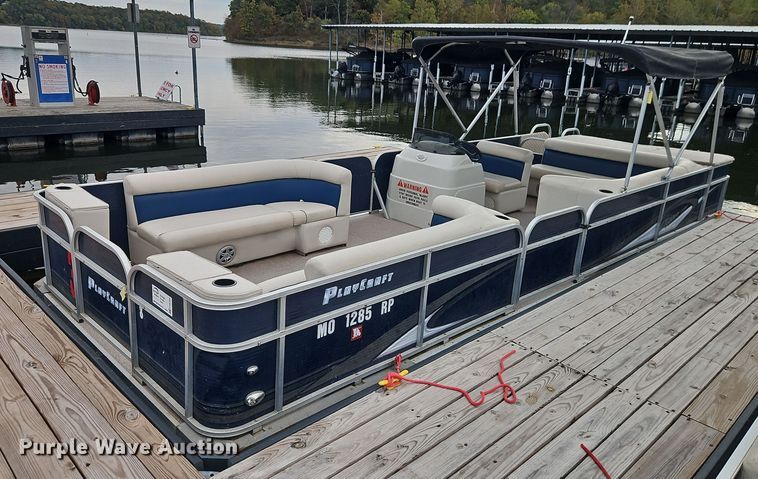 image for item EB8385 2018 Playcraft Clipper 2400 pontoon boat