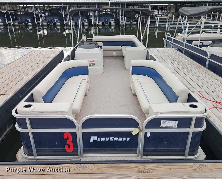 image for item EB8385 2018 Playcraft Clipper 2400 pontoon boat