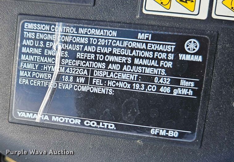 image for item EB8385 2018 Playcraft Clipper 2400 pontoon boat