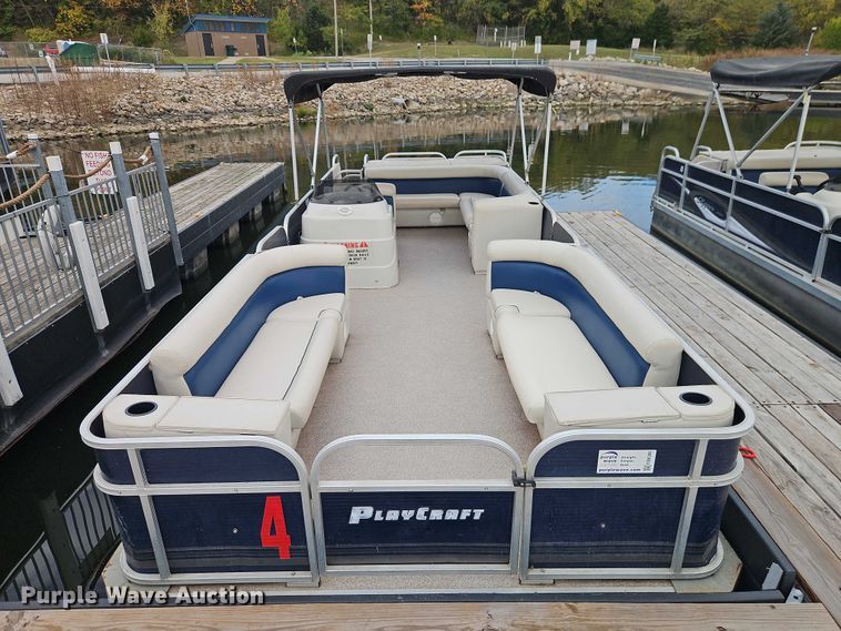 image for item EB8386 2018 Playcraft Clipper 2400 pontoon boat