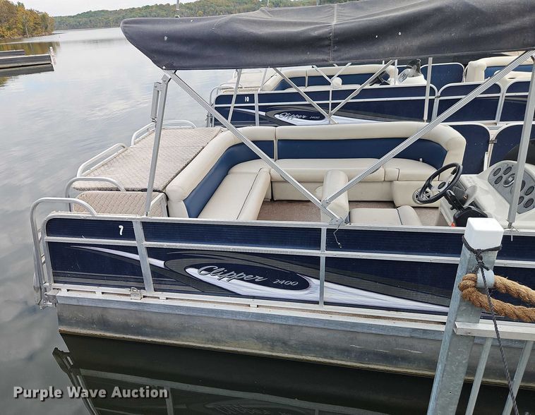 image for item EB8386 2018 Playcraft Clipper 2400 pontoon boat