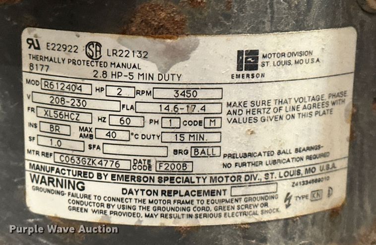 image for item ES1020 Mohawk TP20 two post lift