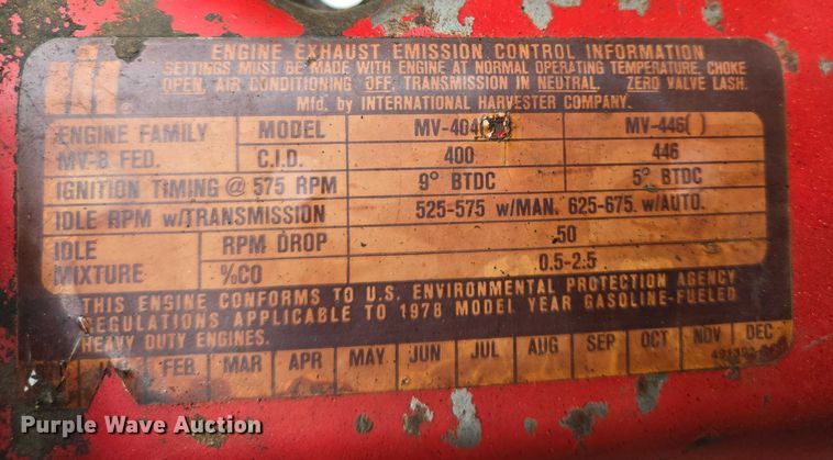 image for item ES2809 1979 International 1724 sewer jetter truck