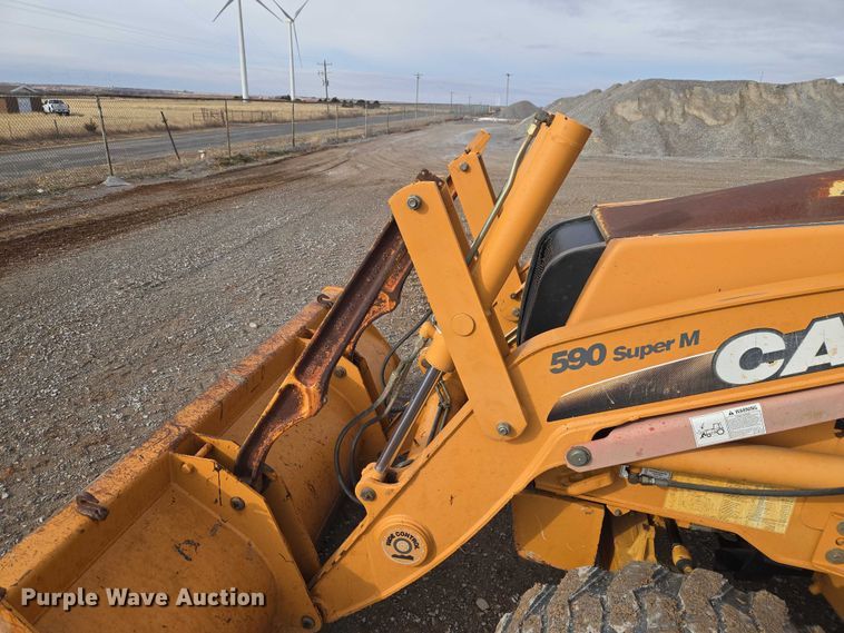 image for item ET1249 2008 Case 590 Super M Series 3 backhoe