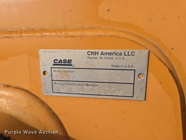 image for item ET1249 2008 Case 590 Super M Series 3 backhoe