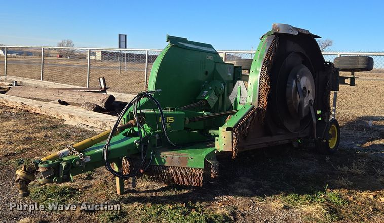 image for item ET1254 2021 John Deere R15 batwing rotary mower