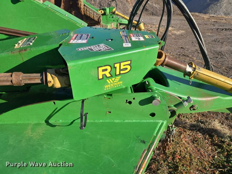 image for item ET1254 2021 John Deere R15 batwing rotary mower