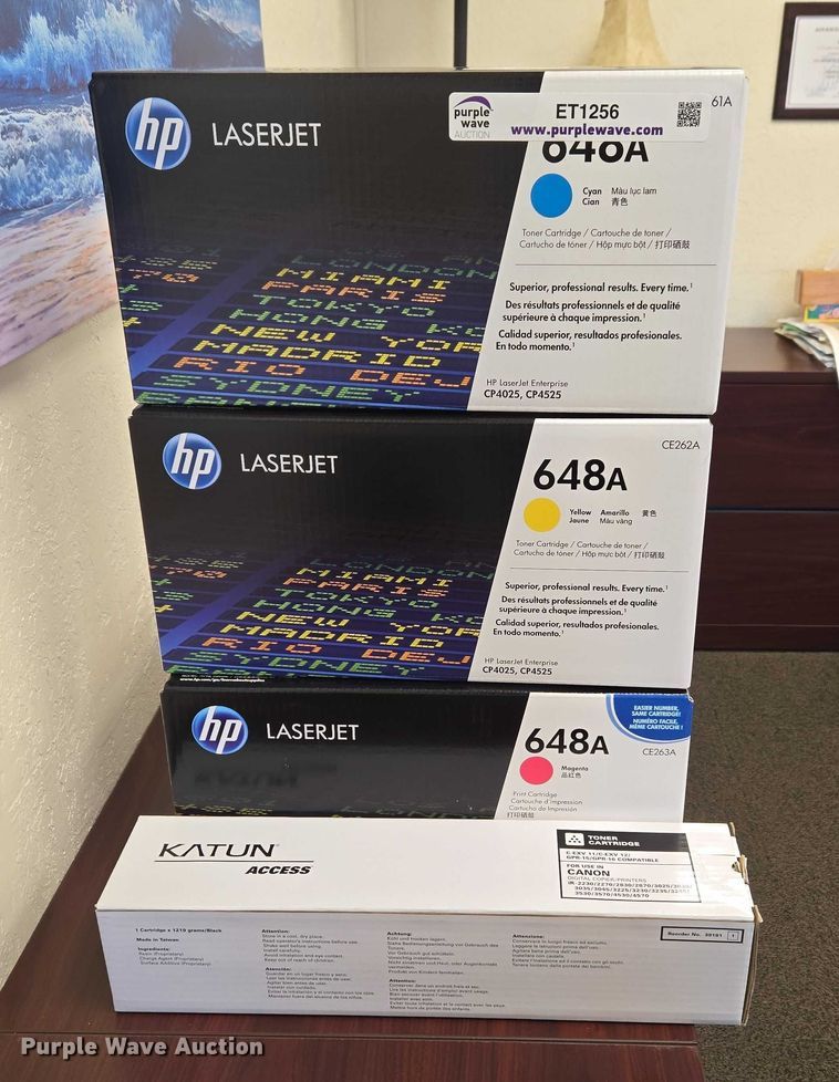 image for item ET1256 (8) printer cartridges