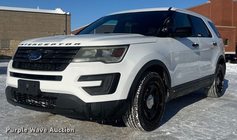 image for item ET4418 2017 Ford Explorer Police Interceptor SUV