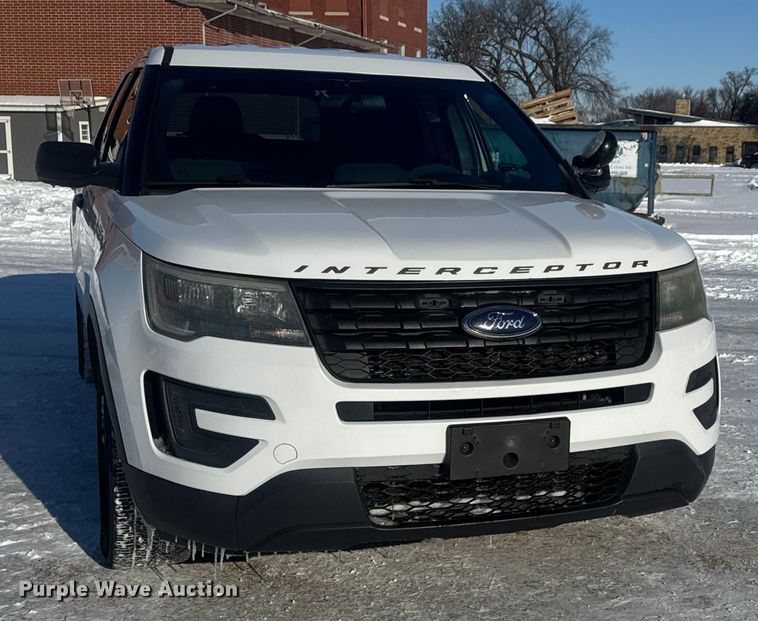 image for item ET4418 2017 Ford Explorer Police Interceptor SUV