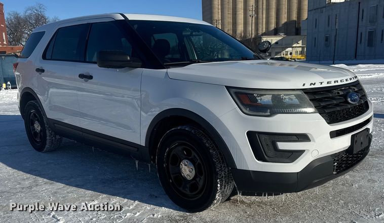 image for item ET4418 2017 Ford Explorer Police Interceptor SUV