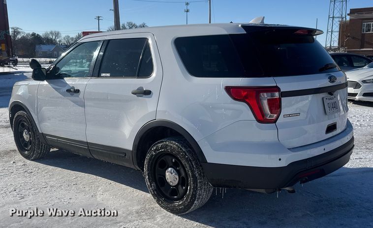image for item ET4418 2017 Ford Explorer Police Interceptor SUV