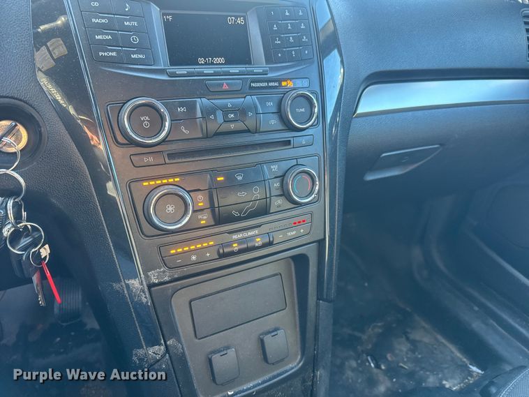 image for item ET4418 2017 Ford Explorer Police Interceptor SUV