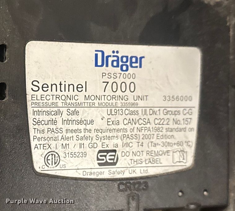 image for item ET4464 SCBA equipment