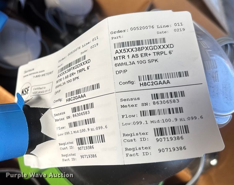 image for item ET4479 Sensus water meters