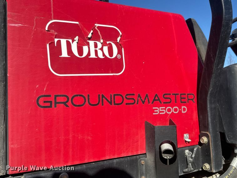 image for item ET4483 Toro Groundsmaster 3500D lawn mower