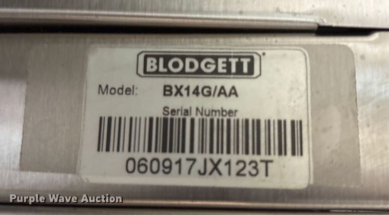 image for item EU0300 (2) Blodgett BX-14G/AA ovens
