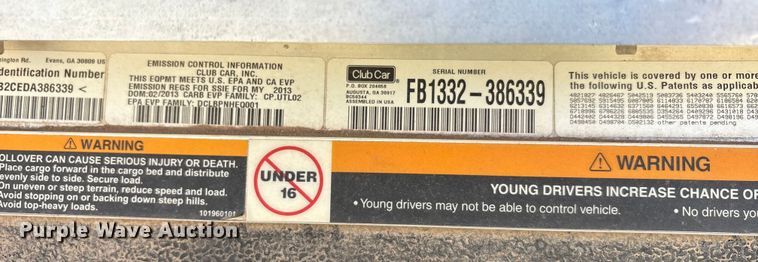 image for item EU0308 (2) golf carts