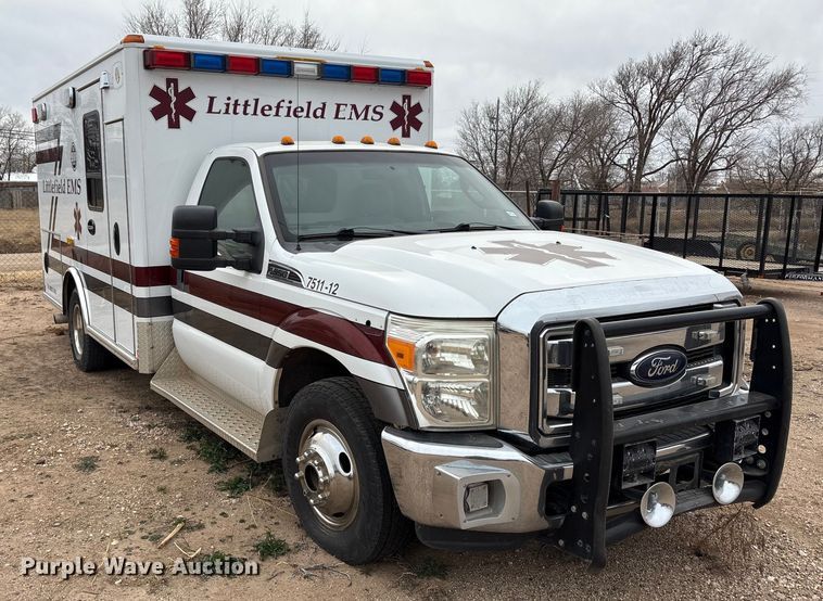 image for item EU4798 2012 Ford F350 Super Duty ambulance