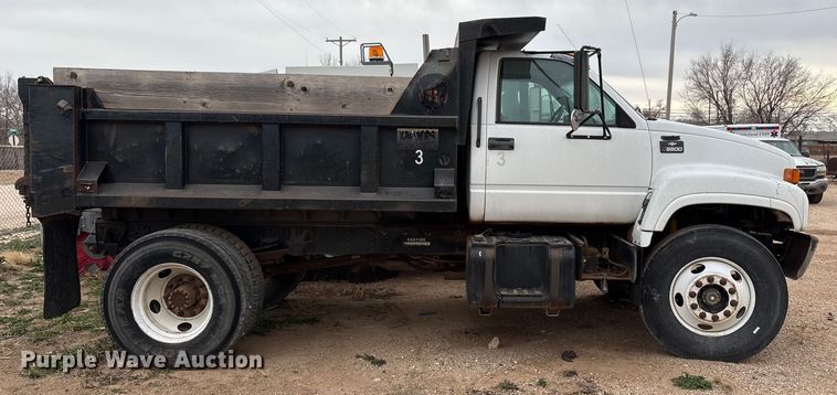 image for item EU4805 1998 Chevrolet C6500 dump truck