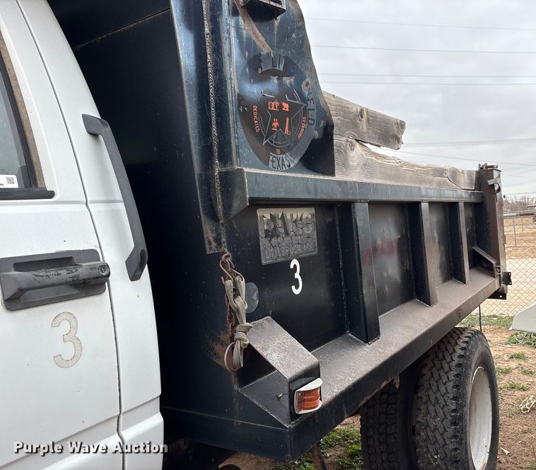 image for item EU4805 1998 Chevrolet C6500 dump truck