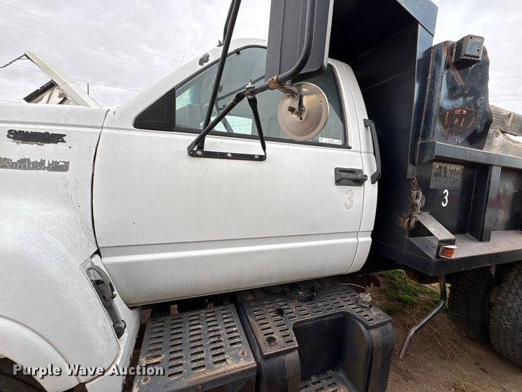 image for item EU4805 1998 Chevrolet C6500 dump truck