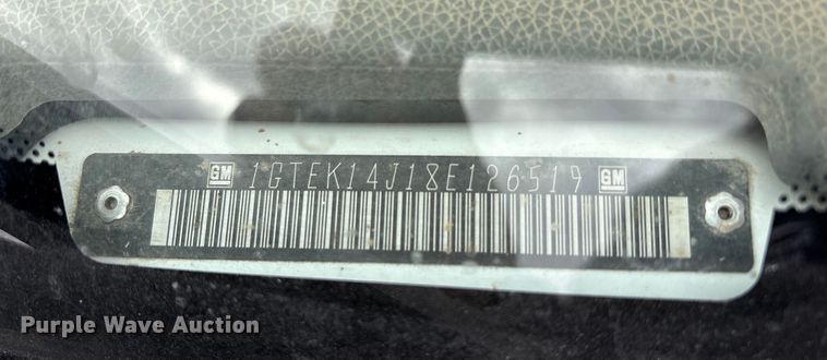 image for item EU4807 2008 GMC Sierra 1500 pickup truck