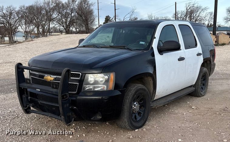 image for item EU4811 2013 Chevrolet Tahoe Police SUV