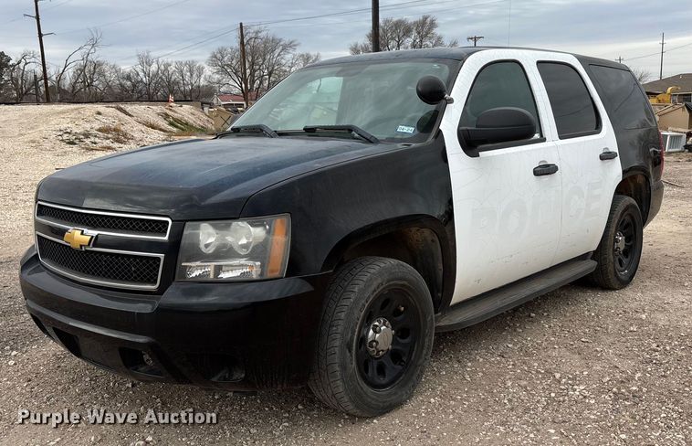 image for item EU4812 2013 Chevrolet Tahoe Police SUV