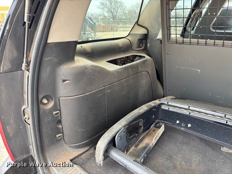 image for item EU4812 2013 Chevrolet Tahoe Police SUV