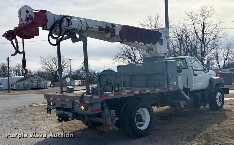 image for item EV2656 1990 GMC C7 digger derrick truck