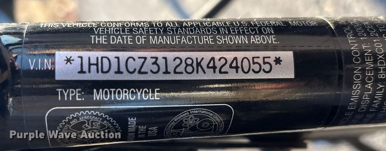 image for item EV2659 2008 Harley-Davidson Nightster motorcycle