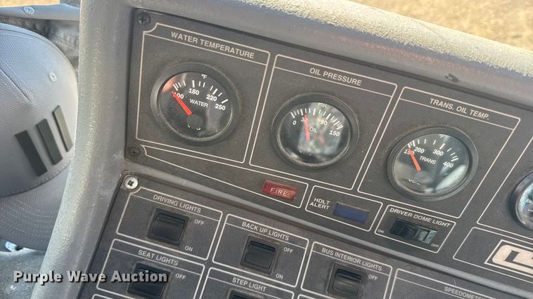 image for item FB0725 1999 Blue Bird Commercial Bus coach bus