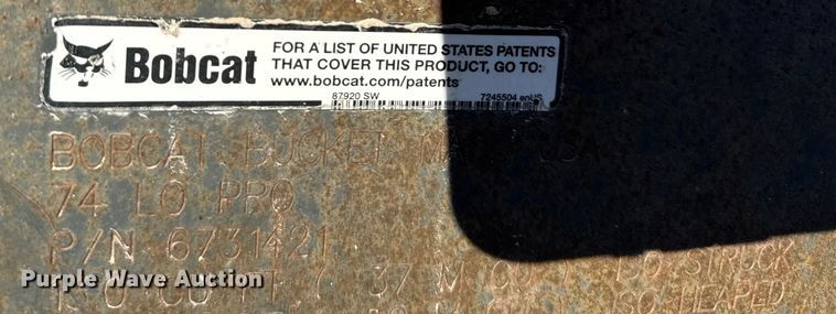 image for item FB0730 Bobcat skid steer bucket