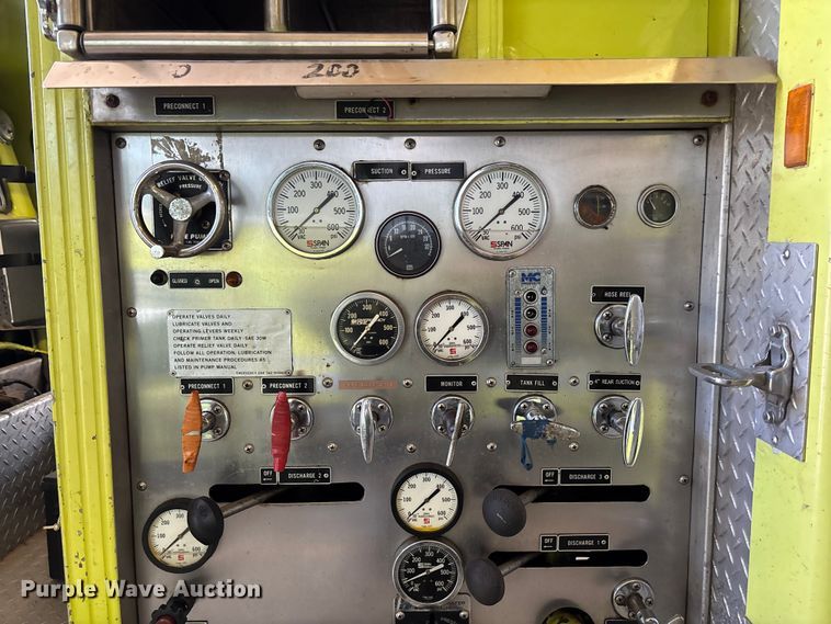 image for item FB2996 1980 Ford 8000 pumper fire truck