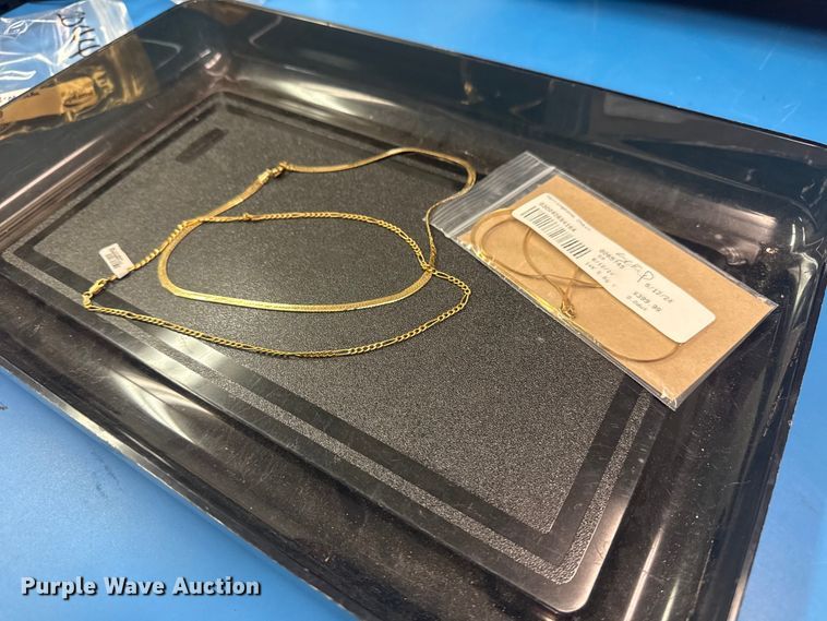 image for item FB8572 (3) 14k gold necklaces 