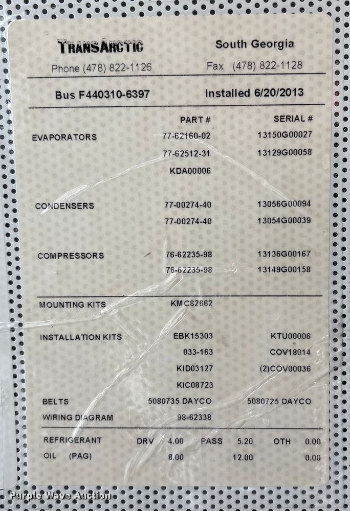 image for item FG2603 2014 Blue Bird school bus