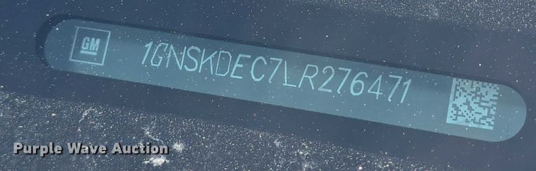 image for item FI0691 2020 Chevrolet Tahoe Police SUV