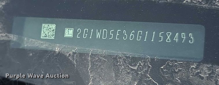 image for item FI0693 2016 Chevrolet Impala Police 