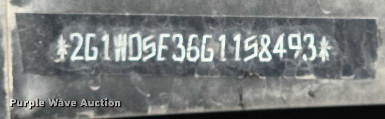 image for item FI0693 2016 Chevrolet Impala Police 