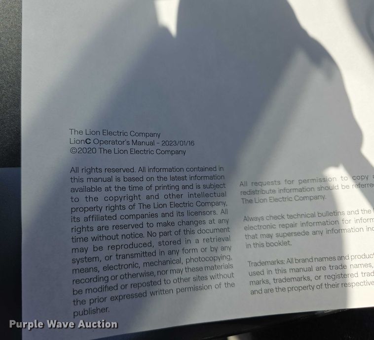 image for item FI0770 2021 Lion C electric school bus