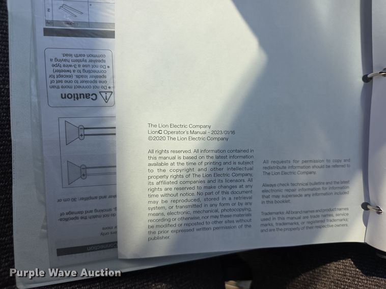 image for item FI0771 2021 Lion C electric school bus