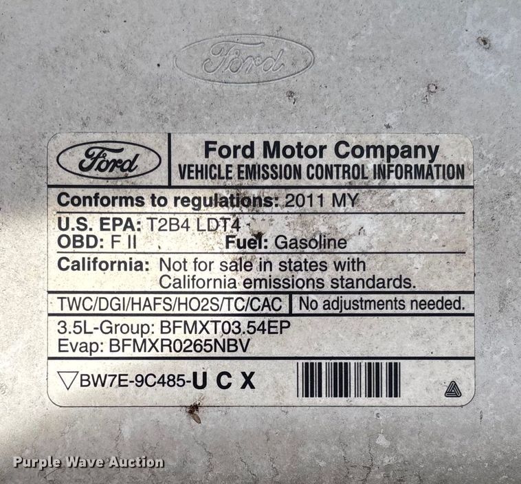 image for item FI1625 2011 Ford F150 XL Ext. Cab pickup truck