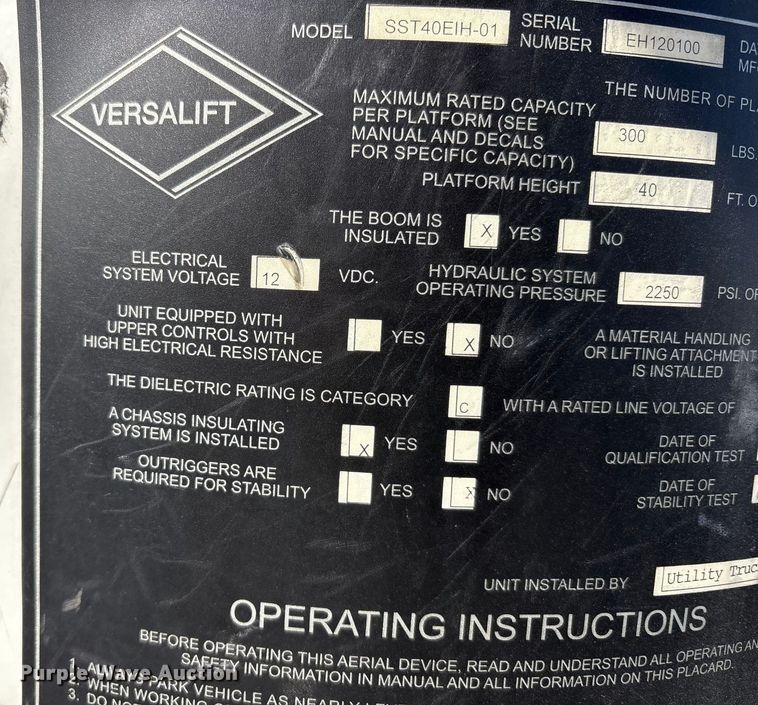 image for item FK1126 2012 Ford F-550 bucket truck
