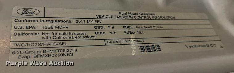 image for item FK1523 2011 Ford F250 Super Duty pickup truck