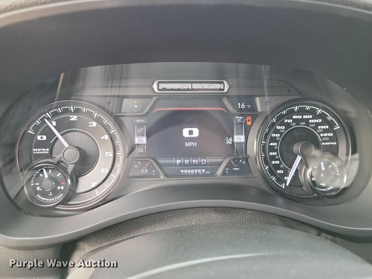 image for item NO9897 2020 RAM 2500 Power Wagon Crew Cab pickup truck