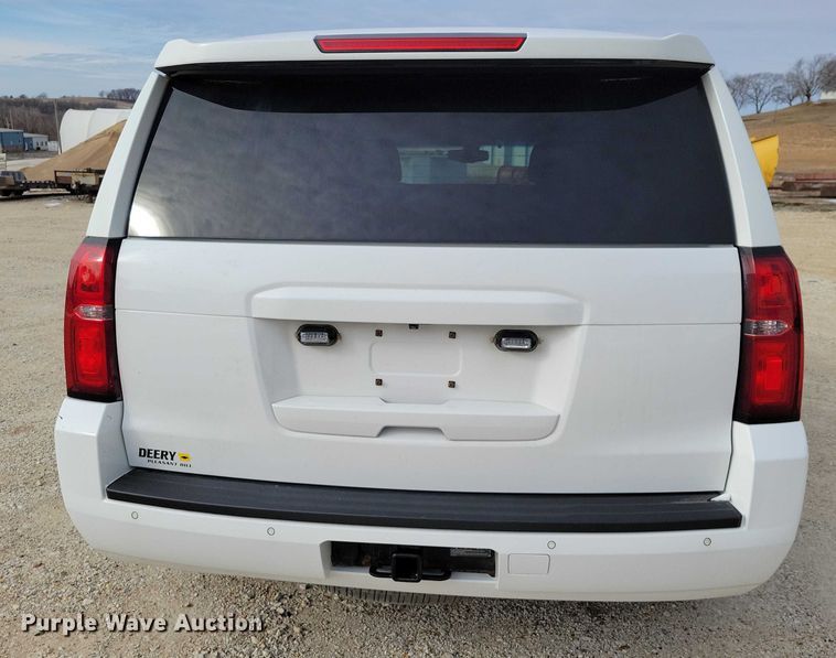 image for item NO9898 2017 Chevrolet  Tahoe Police SUV