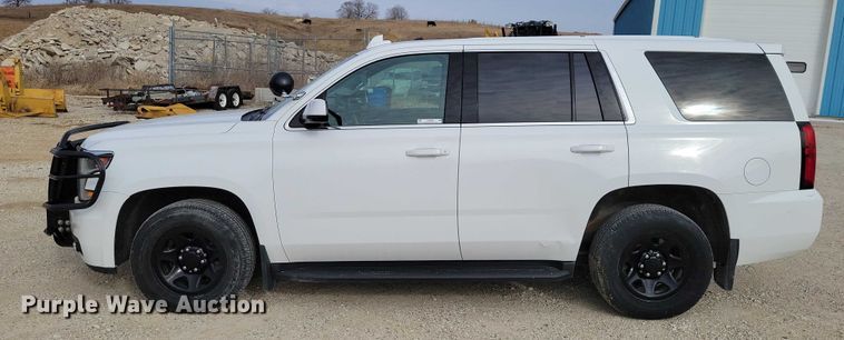 image for item NO9898 2017 Chevrolet  Tahoe Police SUV